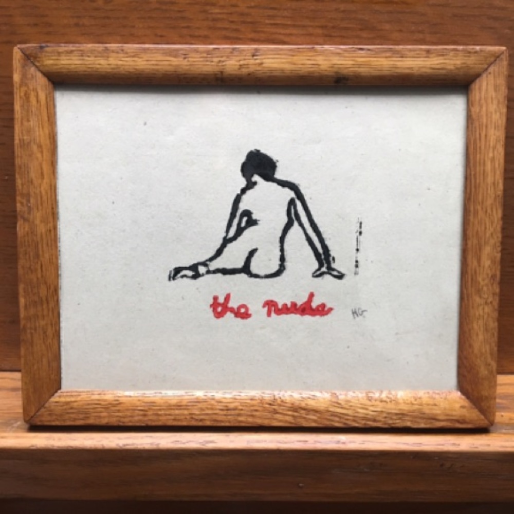 Original Hugo Guinness Print in vintage frame